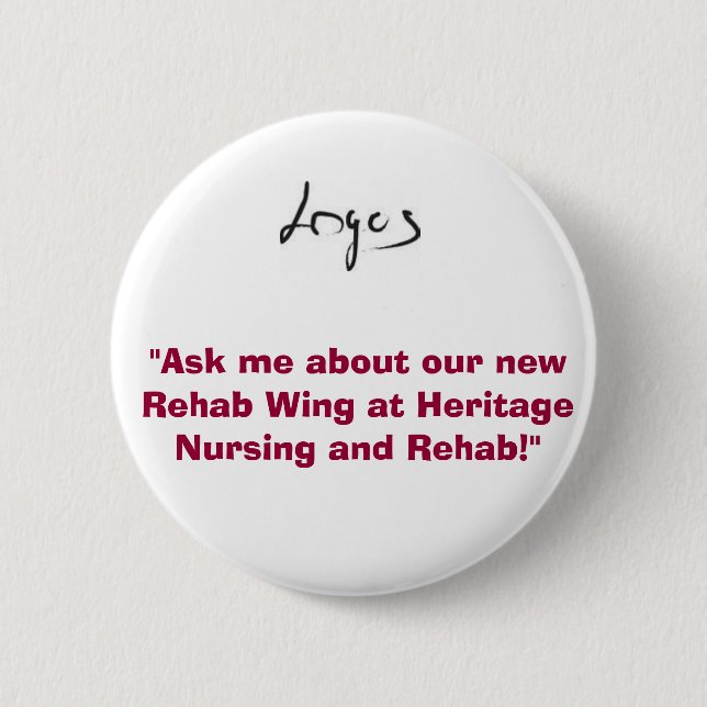 Badge Rond 5 Cm Bouton-Personnaliser il ! (Devant)