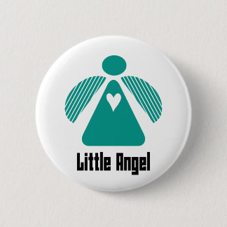 Badge Rond 5 Cm Bouton Petit Ange