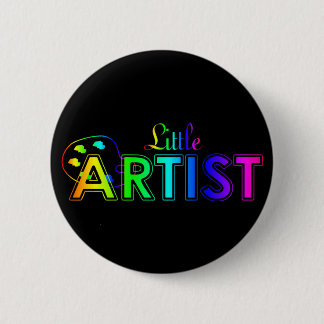 Badge Rond 5 Cm Bouton Petit Artiste