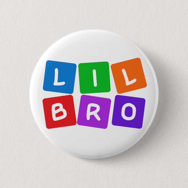 Badge Rond 5 Cm Bouton Petit Bro (Devant)
