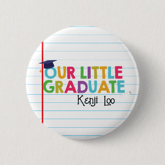 Badge Rond 5 Cm Bouton Petit Diplômé Moderne