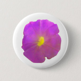 Badge Rond 5 Cm Bouton Pétunia Violet