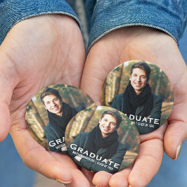 Badge Rond 5 Cm Bouton Photo Moderne