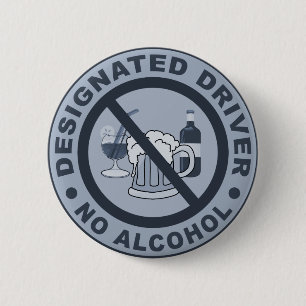Badge Rond 5 Cm Bouton Pilote désigné