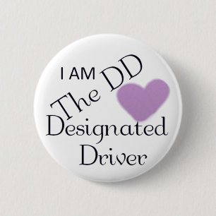 Badge Rond 5 Cm Bouton Pilote désigné
