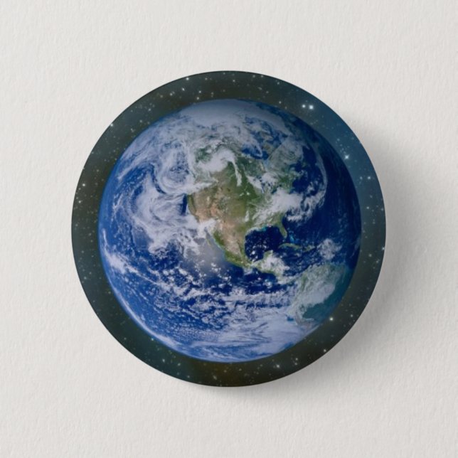 Badge Rond 5 Cm Bouton PLANET EARTH (Devant)