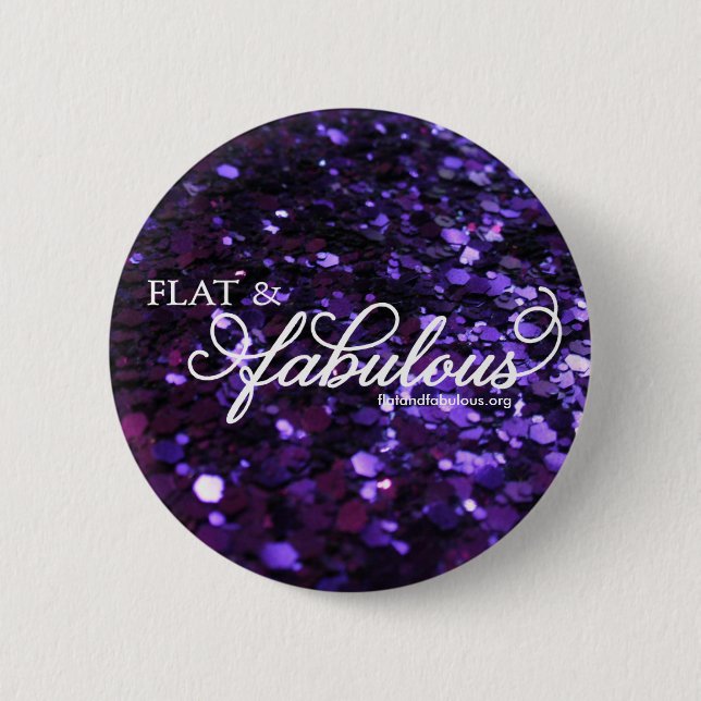 Badge Rond 5 Cm Bouton plat et fabuleux ! (Devant)