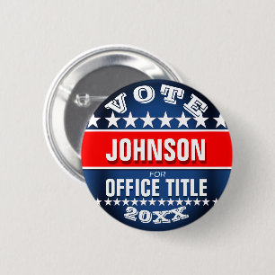 Badge Rond 5 Cm Bouton politique personnalisé