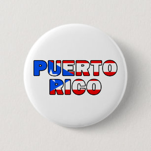 Badge Rond 5 Cm Bouton Porto Rico