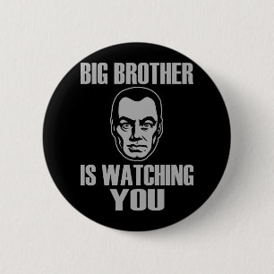 Badge Rond 5 Cm Bouton Portrait Big Brother