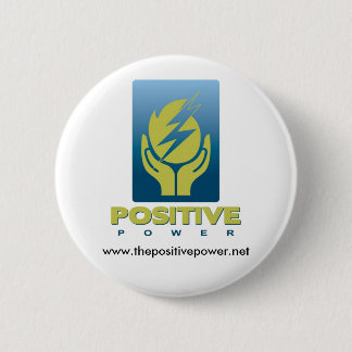 Badge Rond 5 Cm Bouton positif de rondin de puissance