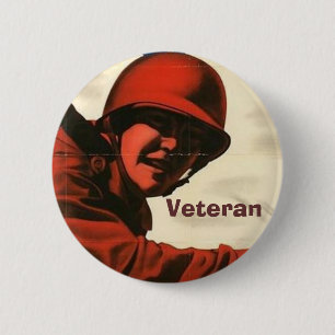 Badge Rond 5 Cm Bouton Poster vintage 2ème guerre mondiale