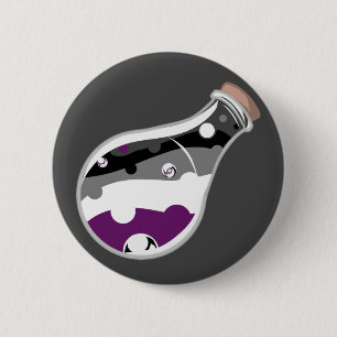 Badge Rond 5 Cm Bouton Potion de la fierté sexuelle