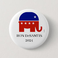 Bouton présidentiel Ron DeSantis Républicain 2024