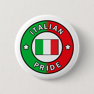 Badge Rond 5 Cm Bouton Pride italienne