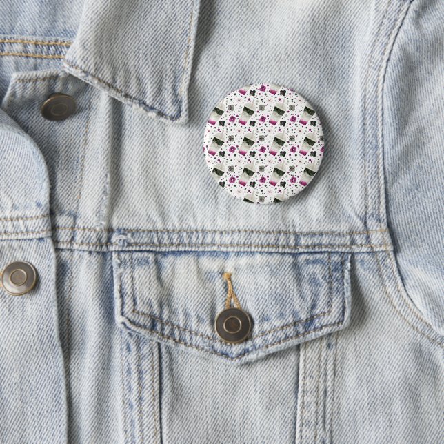 Badge Rond 5 Cm Bouton Pride sexuelle (En situation)