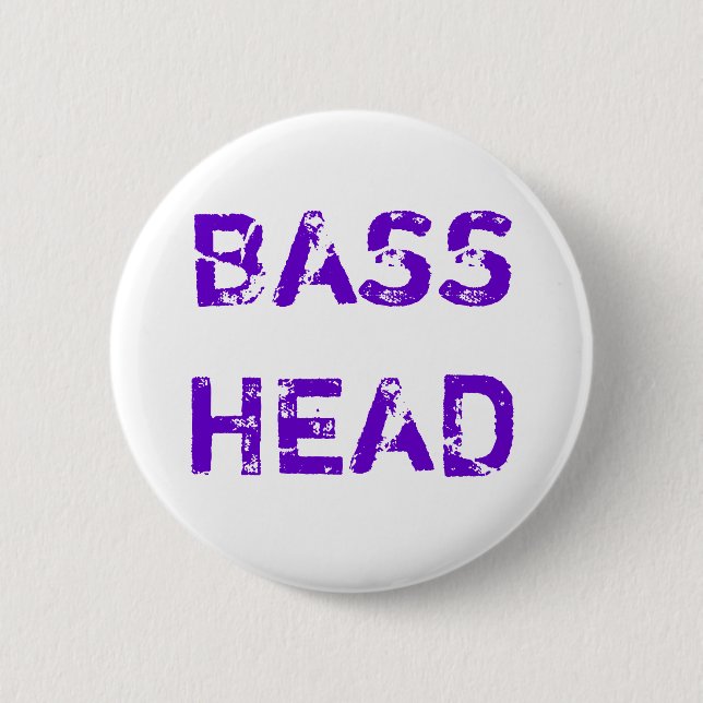Badge Rond 5 Cm Bouton principal bas (texte pourpre) (Devant)