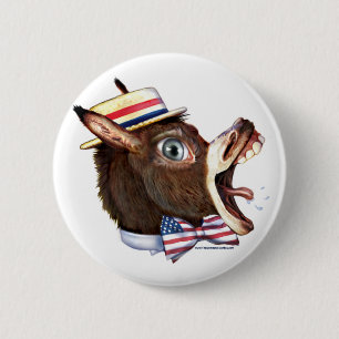 Badge Rond 5 Cm Bouton principal d'âne