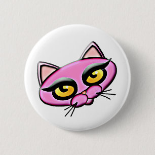Badge Rond 5 Cm Bouton Qat rétro
