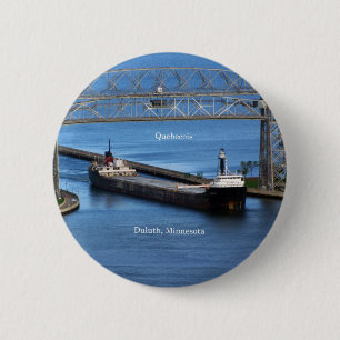 Badge Rond 5 Cm Bouton Québécois Duluth