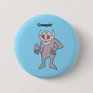 Badge Rond 5 Cm Bouton rampant