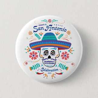 Badge Rond 5 Cm Bouton Rencontre à San Antonio