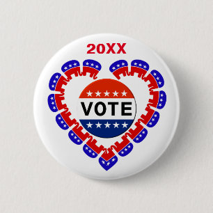 Badge Rond 5 Cm Bouton républicain personnalisable