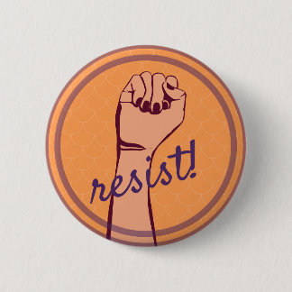 Badge Rond 5 Cm Bouton Résister