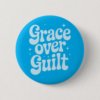 Badge Rond 5 Cm Bouton Rétro Grace Over Guilt