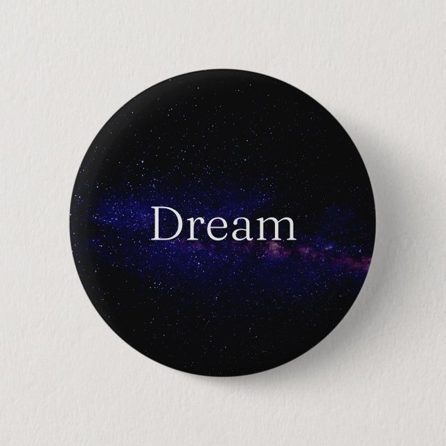 Badge Rond 5 Cm Bouton Rêver (Devant)