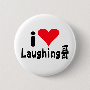 Badge Rond 5 Cm Bouton riant