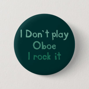 Badge Rond 5 Cm Bouton Rocher en boe