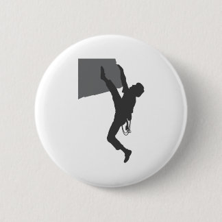 Badge Rond 5 Cm Bouton Rock Climber