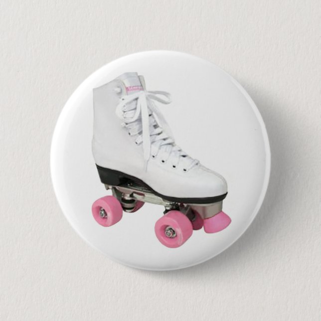 Badge Rond 5 Cm Bouton Roller Skate (Devant)