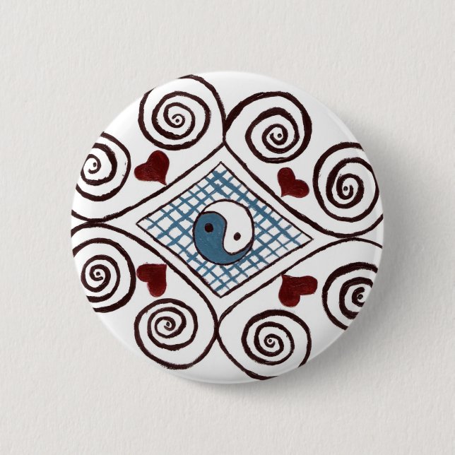 Badge Rond 5 Cm Bouton rond (Devant)