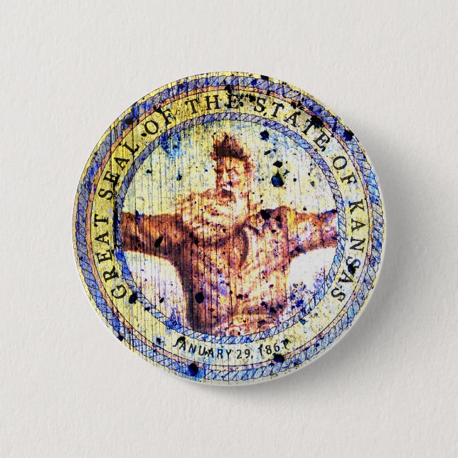 Badge Rond 5 Cm Bouton rond (Devant)