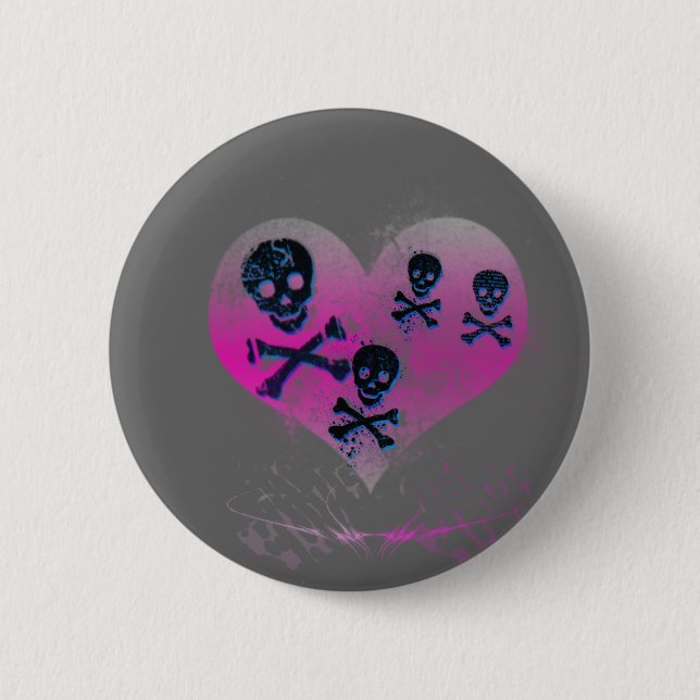 Badge Rond 5 Cm Bouton rond (Devant)