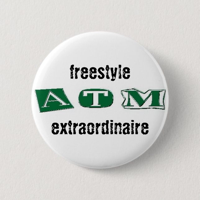 Badge Rond 5 Cm Bouton rond - customisé (Devant)