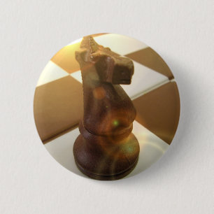 Badge Rond 5 Cm Bouton rond de chevalier d'échecs