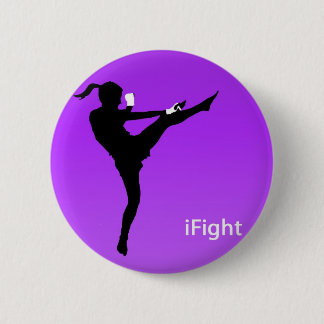 Badge Rond 5 Cm bouton rond de fille d'iFight