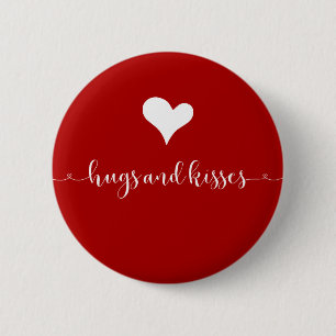 Badge Rond 5 Cm Bouton rond de la Saint Valentin