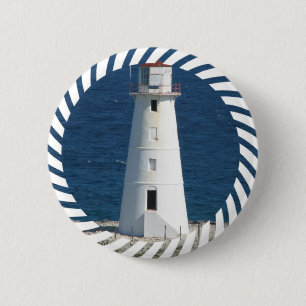 Badge Rond 5 Cm Bouton rond de phare nautique
