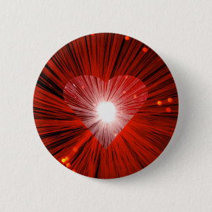 Badge Rond 5 Cm Bouton rond de Red Heart