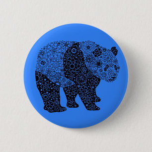 Badge Rond 5 Cm Bouton rond d'ours panda Artsy