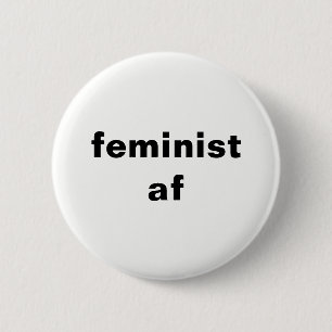 Badge Rond 5 Cm bouton rond féministe d'af