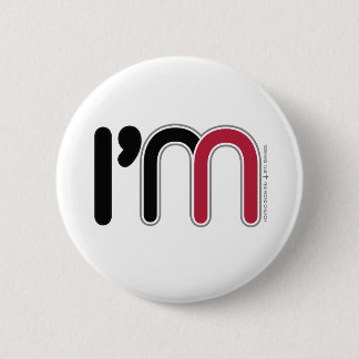 Badge Rond 5 Cm Bouton rond "I'm In"