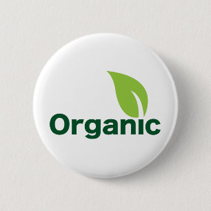 Badge Rond 5 Cm Bouton rond organique