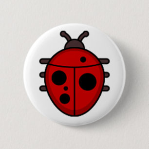 Badge Rond 5 Cm Bouton rond standard de Ladybird
