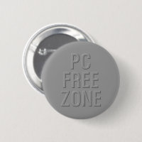 Bouton rond standard gris de zone libre de PC