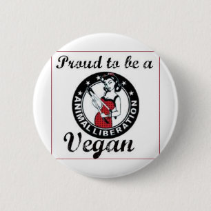 Badge Rond 5 Cm Bouton rond végétalien